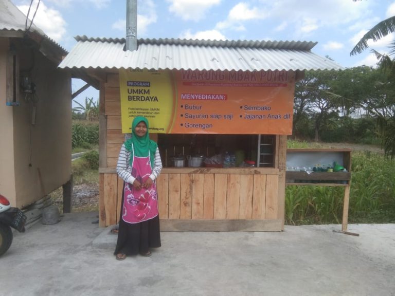 Lazismu Pundong mewujudkan Keinginan Ibu Samsiyah untuk berjualan